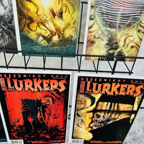Squidders 1-4 & Meednight Pulp The Lurkers 1-4 Lot IDW Templesmith Steve Niles - Picture 4 of 5